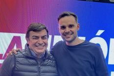 Gabriel Pradines junto a Omar de Marchi. Foto: Twitter @GabrielPradines Gabriel Pradines junto a Omar de Marchi. Foto: Twitter @GabrielPradines