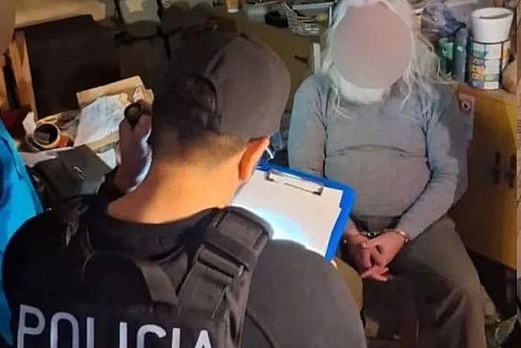 Daniel Vera al momendo de su detención. Daniel Vera al momendo de su detención.