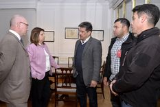 Patricia Bullrich se reunió con Nimio Cardozo, jefe de Inteligencia de la Policía Nacional de Paraguay, para trabajar juntos en la búsqueda de Loan. Foto: X Patricia Bullrich