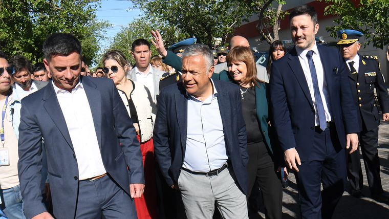 Marcos Calvente, Alfredo Cornejo, Patricia Bullrich y Luis Petri. Marcos Calvente, Alfredo Cornejo, Patricia Bullrich y Luis Petri.