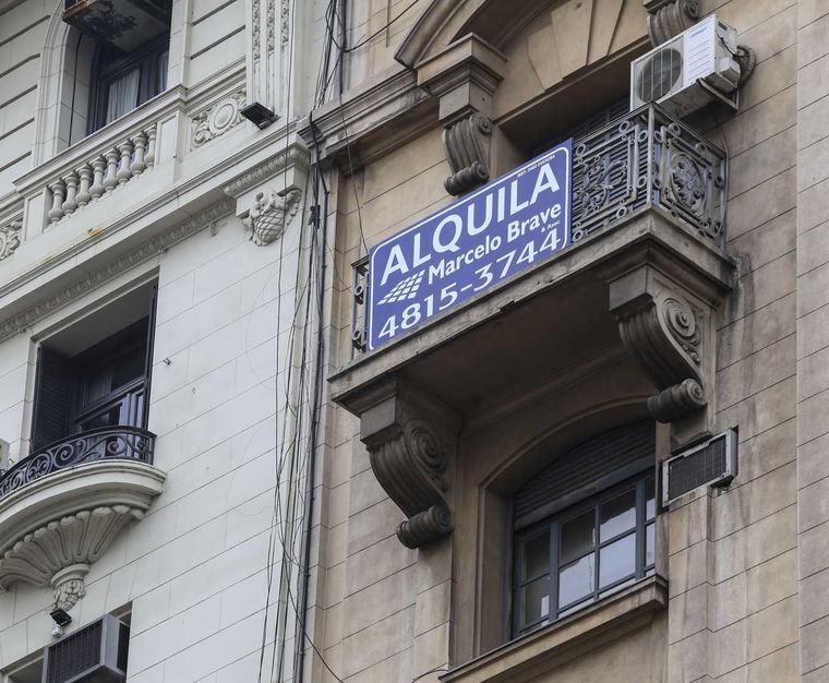 Los altos valores de los alquileres dejan a millones de personas fuera de juego. Foto: NA