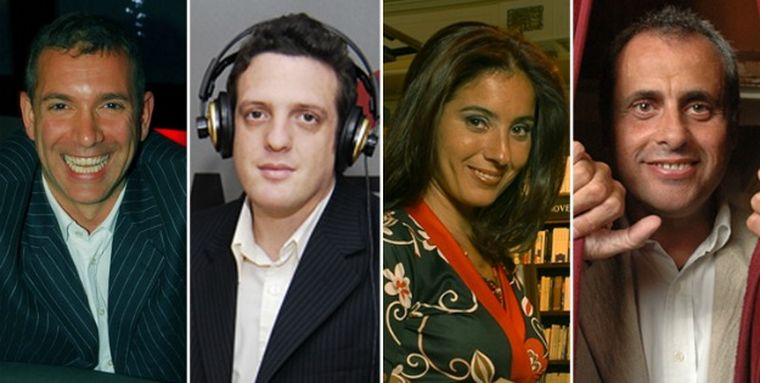 Pablo Duggan, Mauro Szeta, Florencia Etcheves y Jorge Rial, protagonista de la pelea vía Twitter