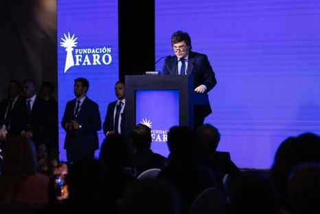 Javier Milei apalanca la campaña de LLA. Foto: Archivo Javier Milei apalanca la campaña de LLA. Foto: Archivo