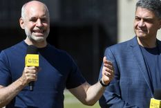 Jorge Macri junto a Horacio Rodríguez Larreta Foto: Télam