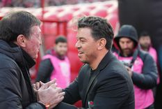 la frase al oido de gallardo a falcioni cuando se abrazaron: ?otra??