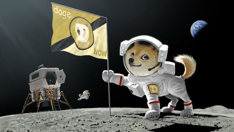 El dogecóin irá a la Luna. Foto: Vice.