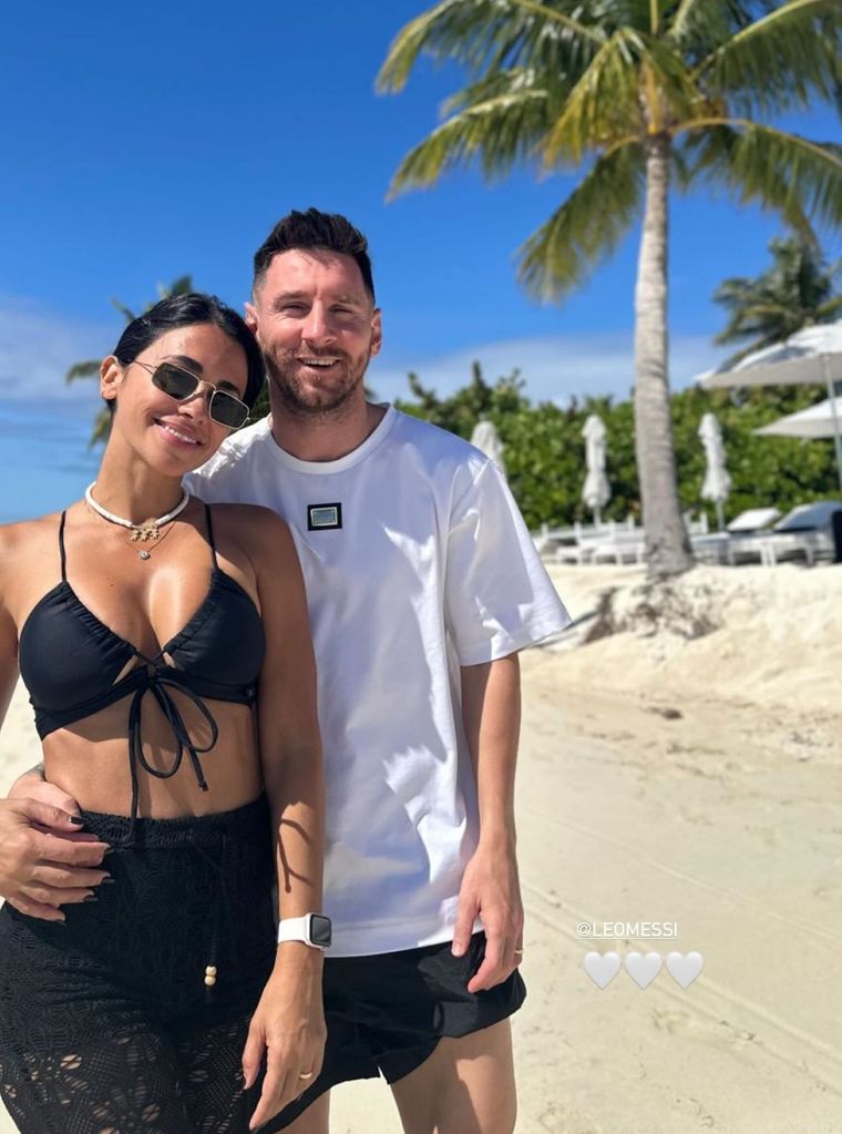 ¿Qué se puso la pareja para festejar el cumpleaños 37 del futbolista argentino? Foto: Instagram @antonelarocuzzo