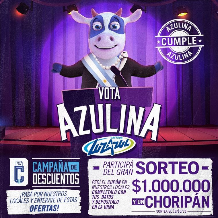 Campaña publicitaria Luz Azul Foto: Luz Azul