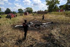 Así quedó el ultraliviano en el que murieron Fabio Lombini y Gioele Rossett. (Foto: Leggo.it)