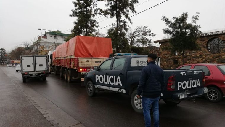 El momento de la detención en 2020