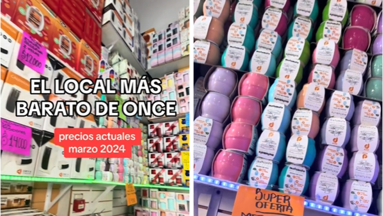 Fue a comprar a Once y los precios que encontró descolocaron a TikTok Foto: Captura del video de TikTok