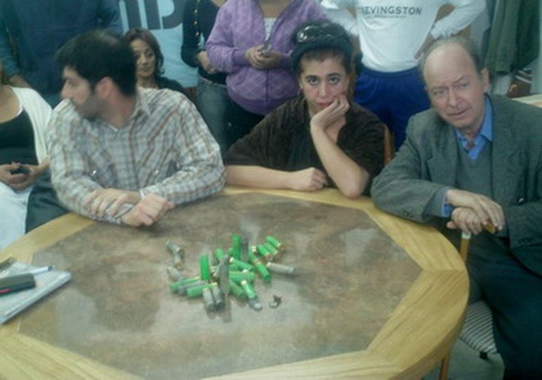 Raquel Blas junto a Martínez Agüero, de DDHH de la CTA. Foto: MDZ