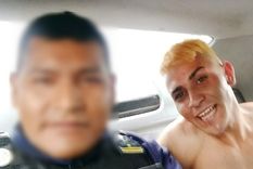 Fugado Díaz Crespín fue noticia cuando, luego de fugarse, fue atrapado y un policía se sacó una selfie con él.