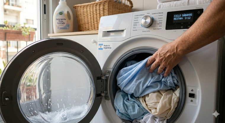 Un truco de limpieza para las sábanas. Fuente. IA Gemini.