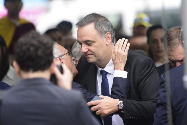 Manuel Adorni en el acto conmemorativo por la guerra de Malvinas