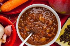 Chutney de manzanas para preparaciones agridulces Foto: ABC de recetas