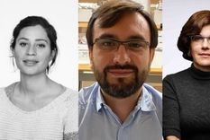 Marina Escalera-Zamudio, Javier Jaimes e Irene Bosch son tres científicos que estudian el coronavirus.