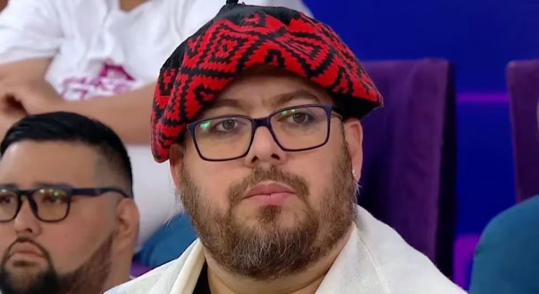 El Gaucho de Cuestión de Peso quedó suspendido El participante corre peligro de no continuar en el programa Foto: Captura de TV