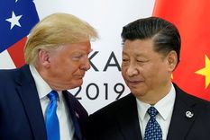 Donald Trump y Xi Jinping, el presidente de China.