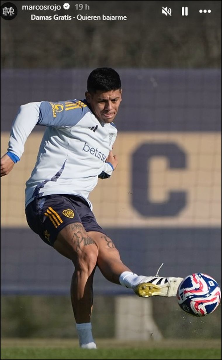 En medio de rumores, el posteo de Marcos Rojo en Instagram En medio de rumores, el posteo de Marcos Rojo en Instagram