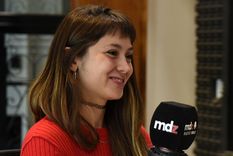 Valentina Morán, diputada provincial del PJ, en MDZ Radio 105.5 FM Foto: Santiago Tagua/MDZ