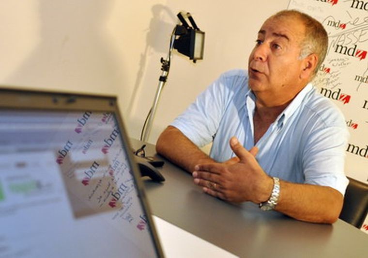 Andrés Marín fue el único que se hizo cargo de lo sancionado. Foto: Nacho Gaffuri / MDZ