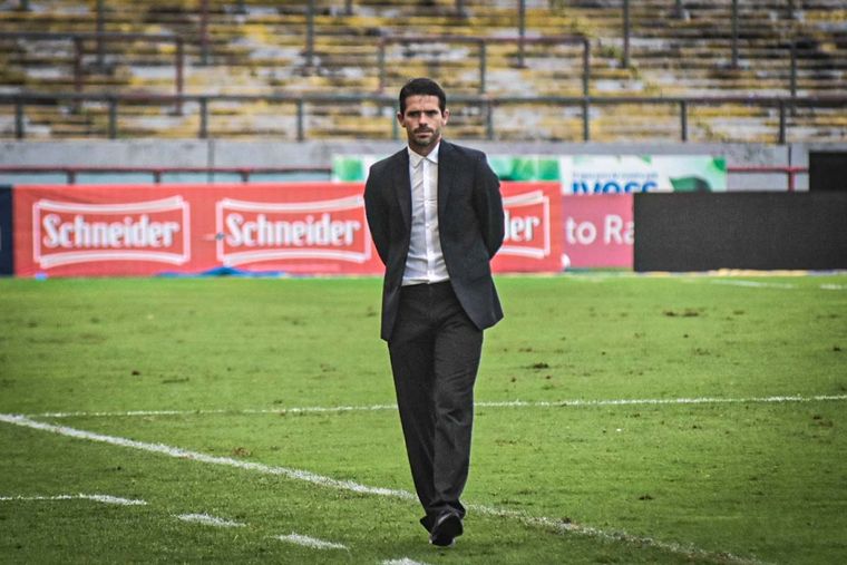 Fernando Gago, ex DT de Aldosivi. Foto: Aldosivi