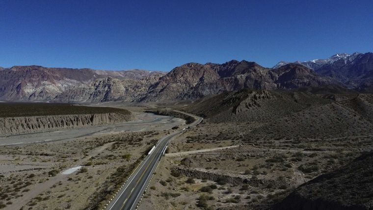 El video fue grabado en el Valle de Uspallata Foto: Telam