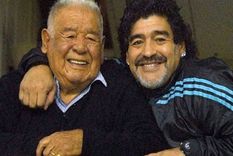 maradona vuelve al pais por el grave estado de salud de don diego