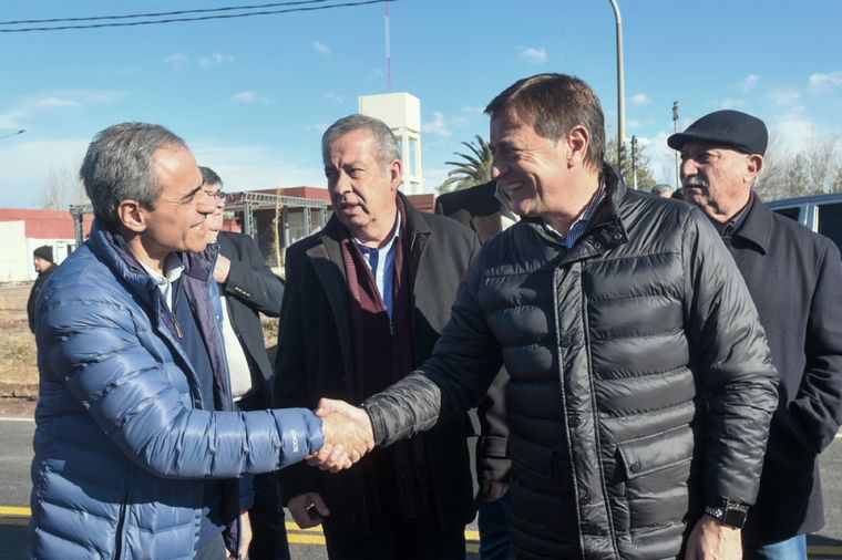 Rodolfo Suarez anunció que avanzarán con la doble vía Rivadavía-Junín-San Martín. Foto: Prensa Gobierno de Mendoza