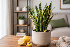 Estos son los beneficios de colocar cáscaras de limón en la lengua de suegra.