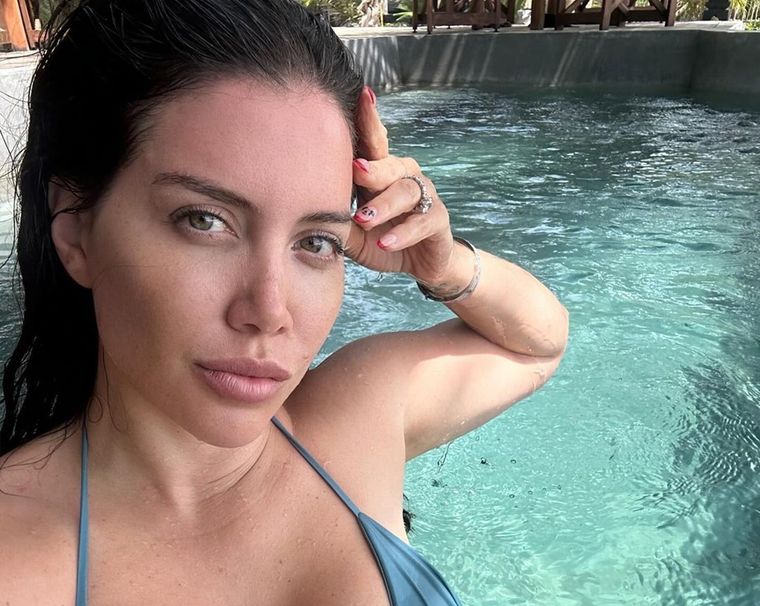 Wanda Nara compartió sus vacaciones con sus millones de seguidores