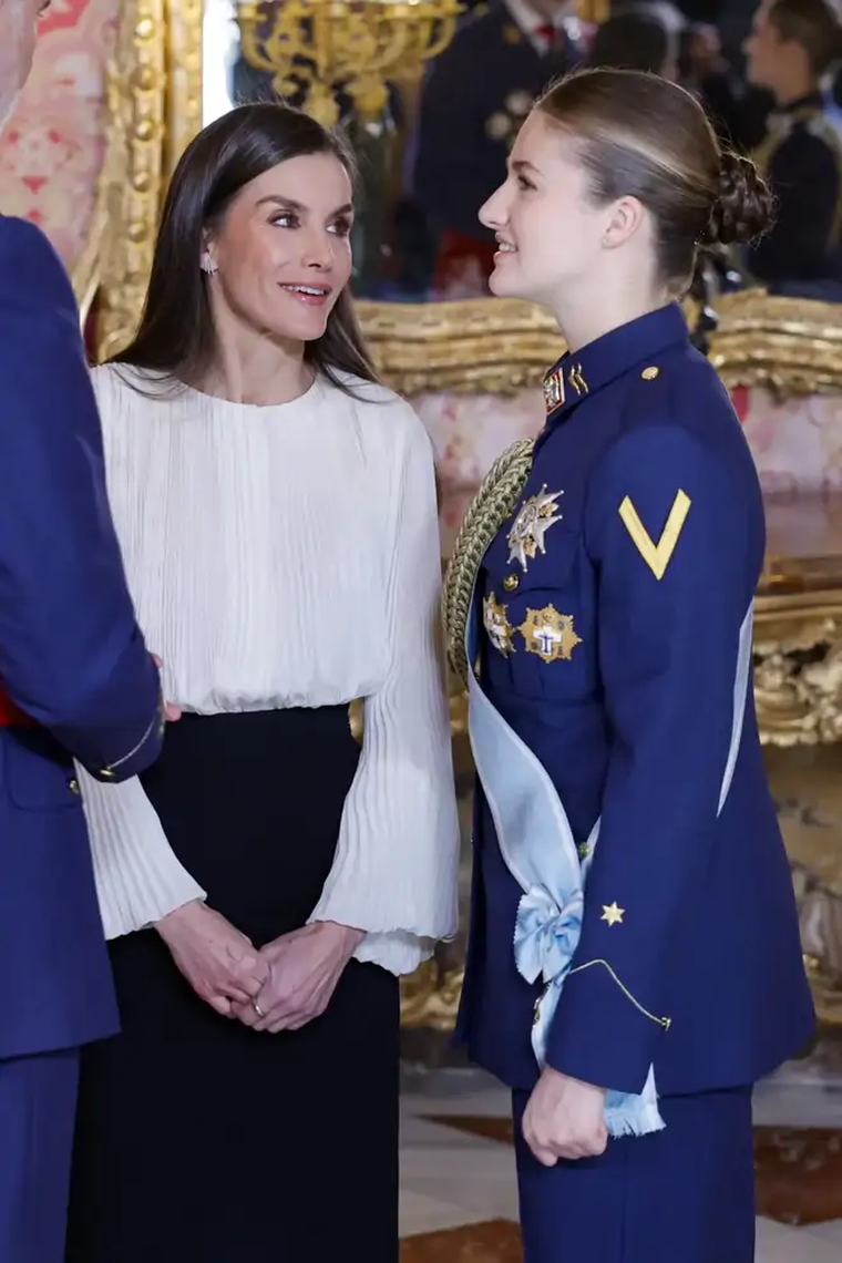 La reina Letizia deslumbró en la Pascua Militar.