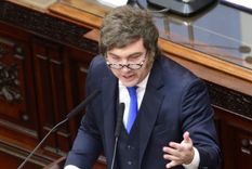 Javier Milei durante su discurso.&nbsp;