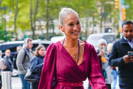 Sarah Jessica Parker y el color magenta