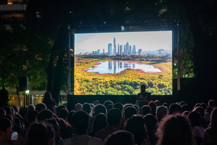 El ciclo de cine en el Botánico arrancó en marzo. Foto: Gobierno de la Ciudad