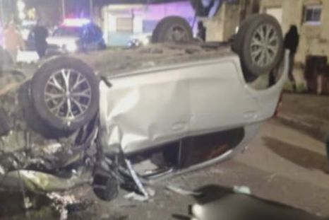 Un delincuente le robó el auto a un excombatiente de Malvinas, en Lomas de Zamora. Choco y quedó detenido.