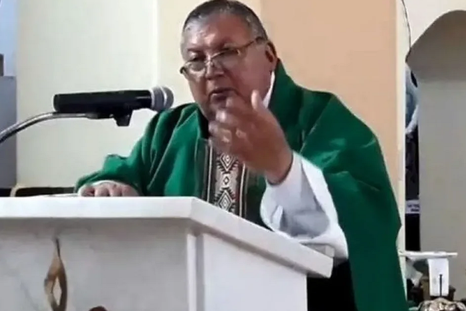 Párroco Ricardo Oscar “Padre Coco” Quiroga Foto: NA