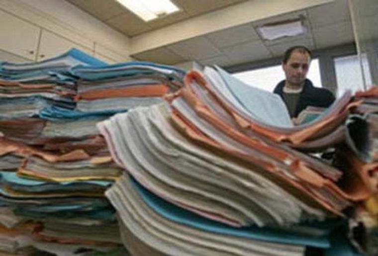 Los abogados quieren llevarse los expedientes.