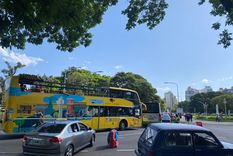 El caos vehicular fue una de las postales de la previa del debate Foto: Milagros Moreni/MDZ