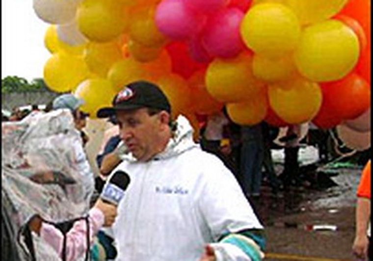 El padre Adalir De Carli, antes de partir. Foto: Web