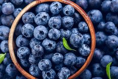 Las frutas recomendadas para disminuir el colesterol Los arándanos, las peras, las manzanas son alimentos ideales para incluir a tu dieta. Foto: Ph Shutterstock