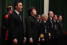 Javier Milei en el rol de comandante en jefe de las FFAA Foto: Presidencia
