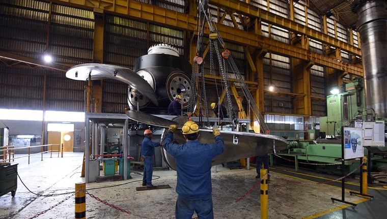 IMPSA fabricaba turbinas para todo el mundo e incluso piezas para reactores nucleares. Foto: ALF PONCE MERCADO / MDZ