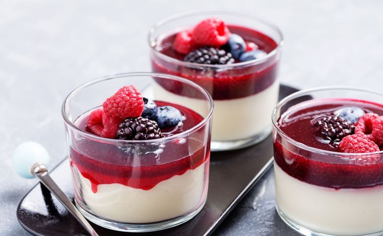Panna cotta Una receta clásica de Italia para hacer en minutos. Foto: Shutterstock