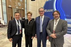 El presidente del BCRA, Miguel Ángel Pesce, se reunió con Dilma Rousseff Foto: Télam