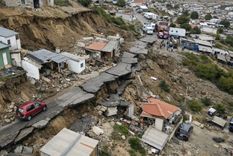 El derrumbe del cerro ocurrió el domingo por la madrugada. El derrumbe del cerro ocurrió el domingo por la madrugada.