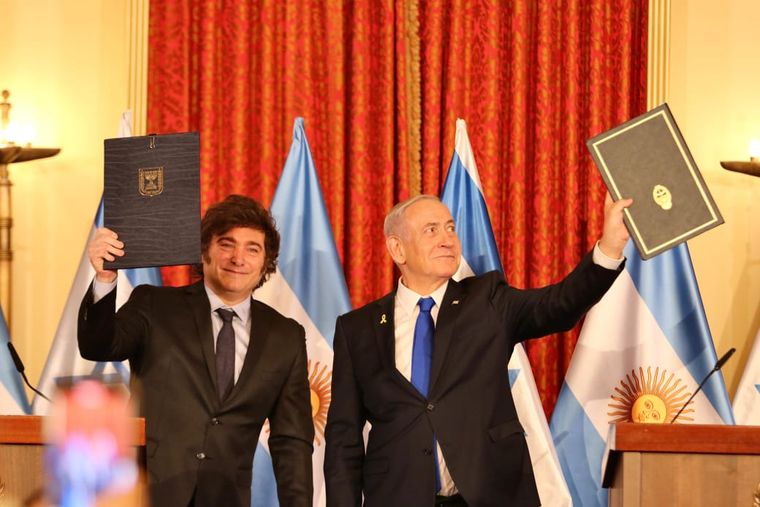 Javier Milei volvió a comunicarse con Benjamín Netanyahu tras su paso por Israel, que incluyó la firma de un memorándum por la Democracia y la Libertad.