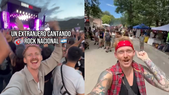 Cam, el influencer inglés que fue al Cosquín Rock por primera vez. Cam, el influencer inglés que fue al Cosquín Rock por primera vez.