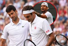 Kyrgios eligió a Djokovic como el GOAT, pero a Federer como el rival más difícil de vencer. Foto: EFE